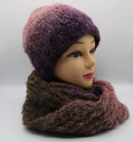 Mütze und Schal für den Winter weich und warm herbstlich